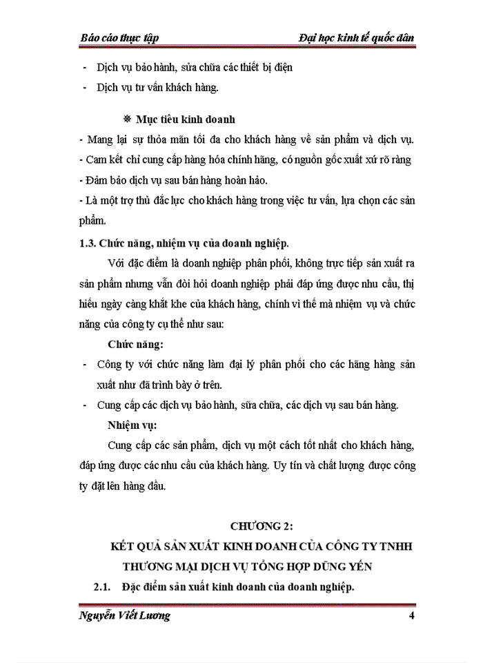 image for page Báo cáo Công ty Trách nhiệm hữu hạn thương mại dịch vụ tổng hợp Dũng Yến