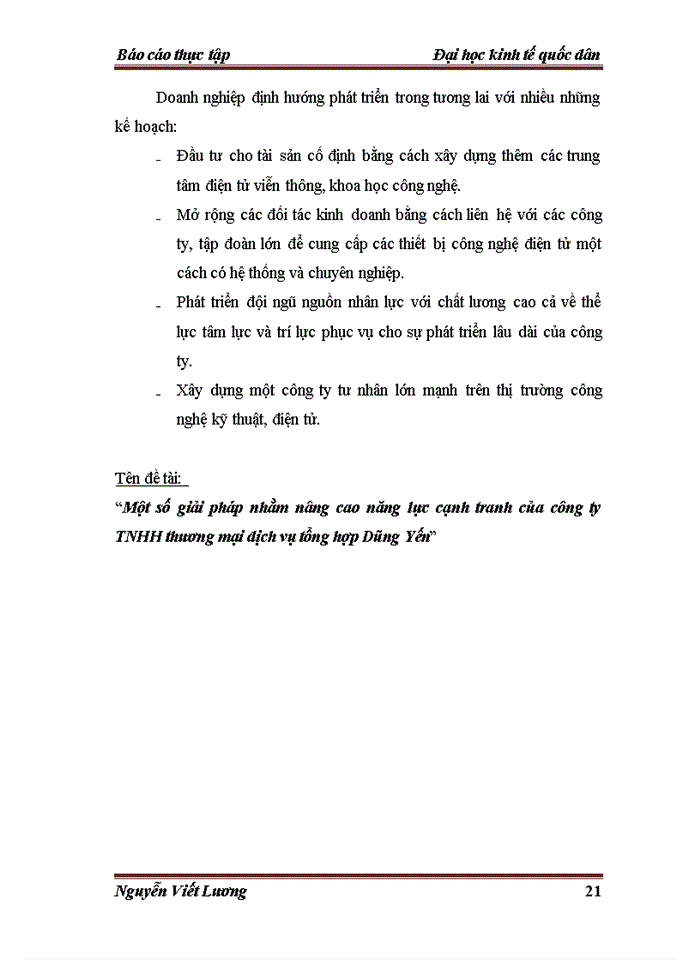 image for page Báo cáo Công ty Trách nhiệm hữu hạn thương mại dịch vụ tổng hợp Dũng Yến