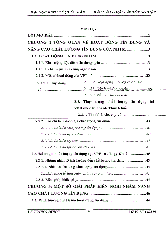 image for page Nâng cao chất lượng tín dụng tại Ngân hàng Việt Nam Thịnh Vượng VPBank Chi nhánh Thụy Khuê