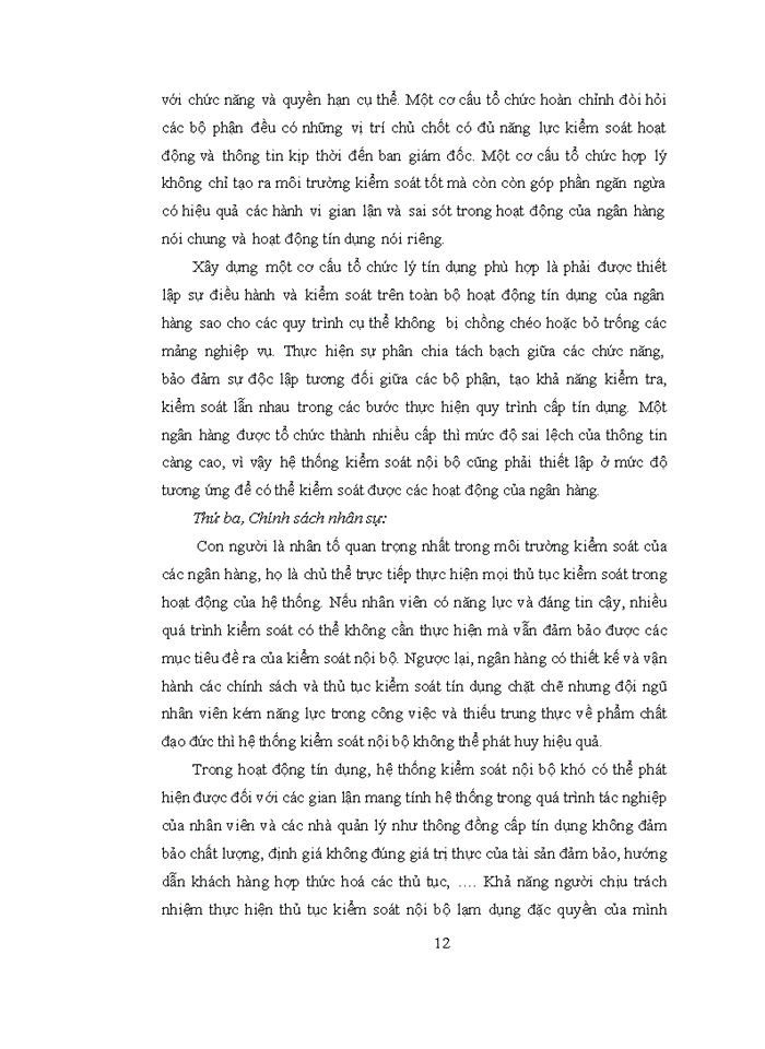 image for page ThS Nghiên cứu về kiểm soát nội bộ đối với hoạt động tín dụng tại NH Thương mại Cổ phần Tiên Phong