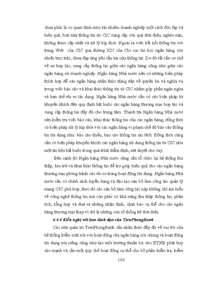 image for page ThS Nghiên cứu về kiểm soát nội bộ đối với hoạt động tín dụng tại NH Thương mại Cổ phần Tiên Phong