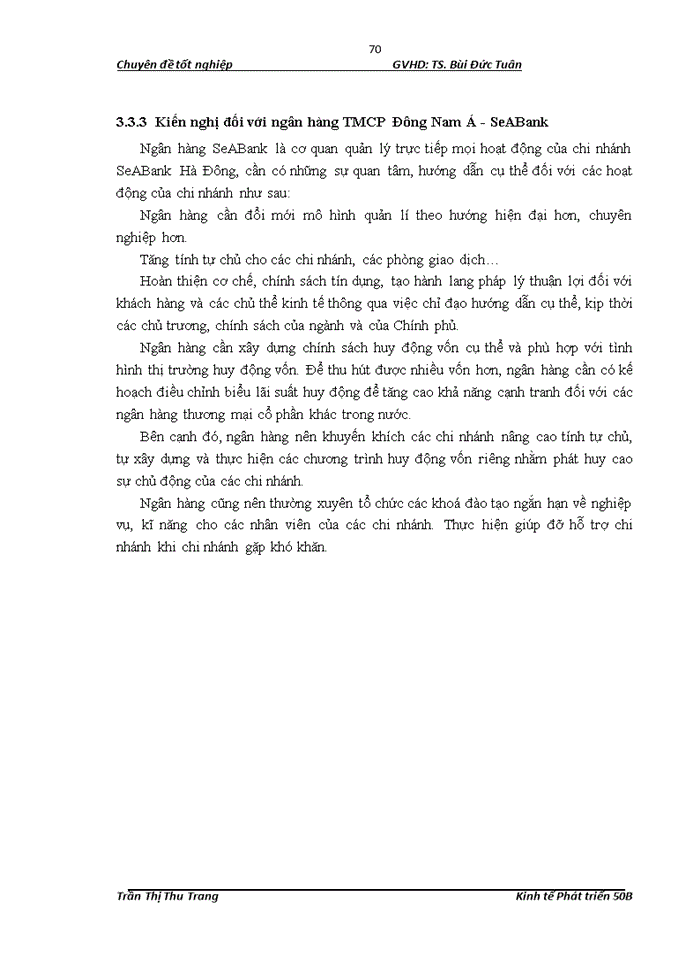 image for page Nâng cao năng lực cạnh tranh của ngân hàng Thương mại Cổ phần Đông Nam Á chi nhánh Hà Đông
