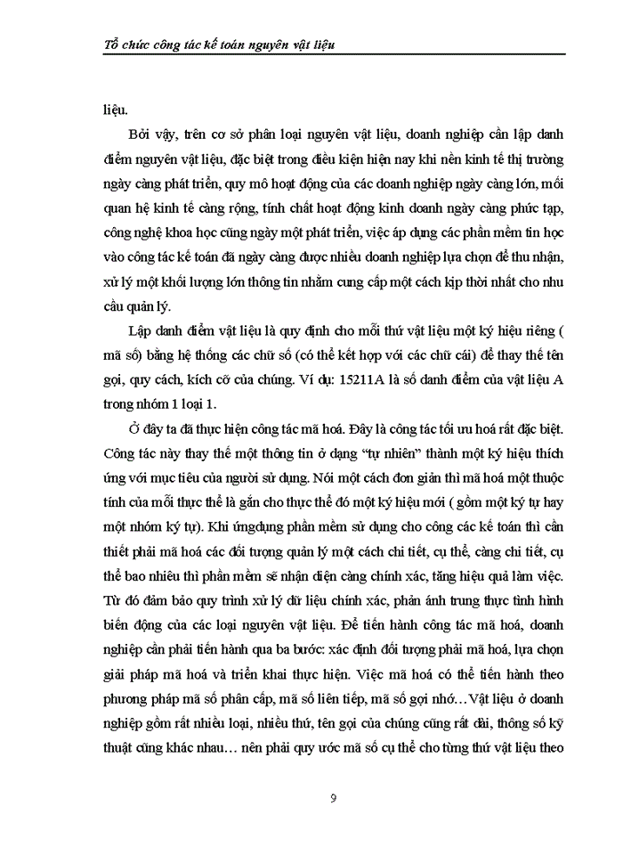 image for page Tổ chức công tác kế toán nguyên vật liệu tại Công ty Trách nhiệm hữu hạn Tiến Minh