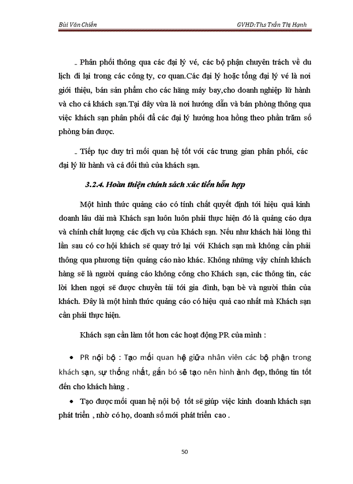 image for page Hoàn thiện chính sách marketing Mix của khách sạn Best Western Mường Thanh Hà Nội