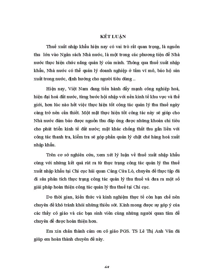 image for page MỘT SỐ GIẢI PHÁP HOÀN THIỆN CÔNG TÁC QUẢN LÝ THU THUẾ XUẤT NHẬP KHẨU TẠI CHI CỤC HẢI QUAN CẢNG CỬA LÒ