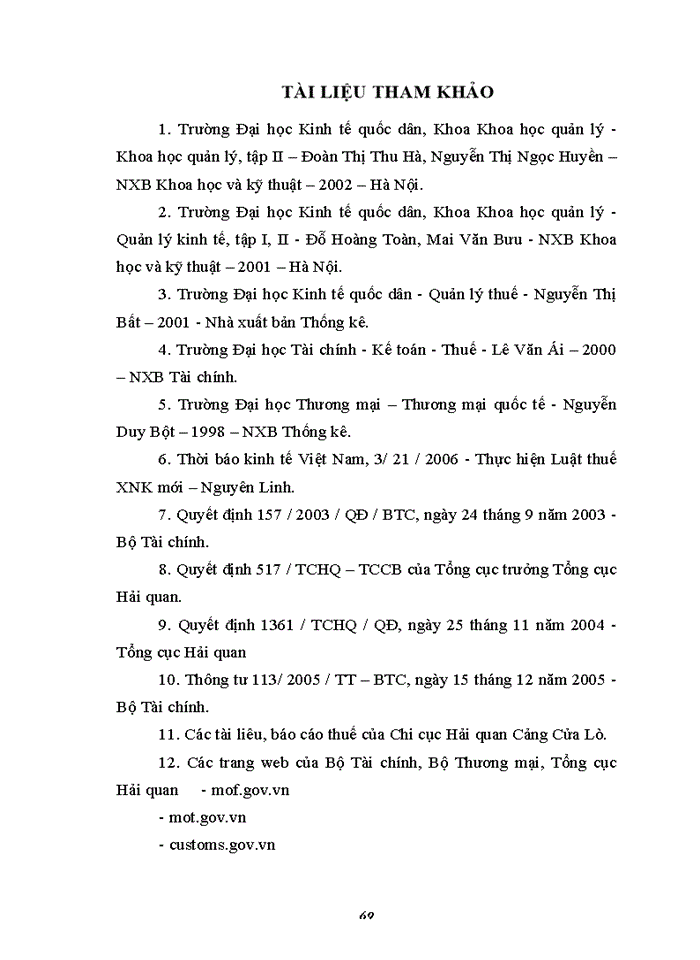 image for page MỘT SỐ GIẢI PHÁP HOÀN THIỆN CÔNG TÁC QUẢN LÝ THU THUẾ XUẤT NHẬP KHẨU TẠI CHI CỤC HẢI QUAN CẢNG CỬA LÒ