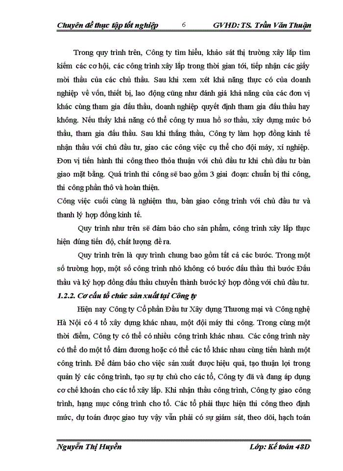 image for page Hoàn thiện Kế toán chi phí sản xuất và tính giá thành sản phẩm xây lắp tại Công ty Cổ phần Đầu tư Xây dựng Thương mại và Công nghệ Hà Nội