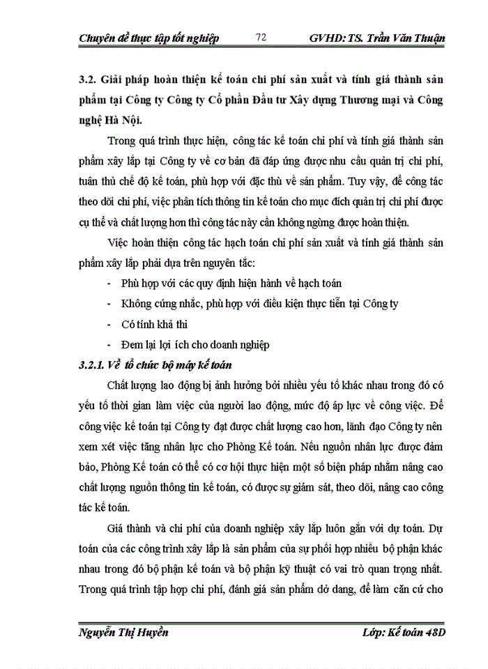 image for page Hoàn thiện Kế toán chi phí sản xuất và tính giá thành sản phẩm xây lắp tại Công ty Cổ phần Đầu tư Xây dựng Thương mại và Công nghệ Hà Nội