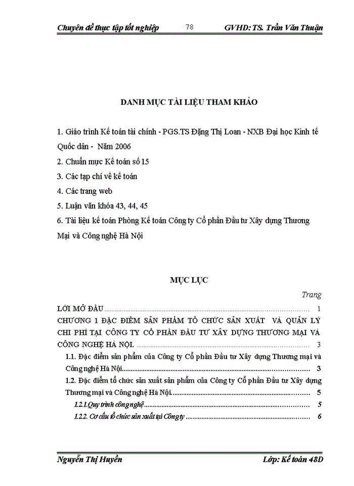 image for page Hoàn thiện Kế toán chi phí sản xuất và tính giá thành sản phẩm xây lắp tại Công ty Cổ phần Đầu tư Xây dựng Thương mại và Công nghệ Hà Nội