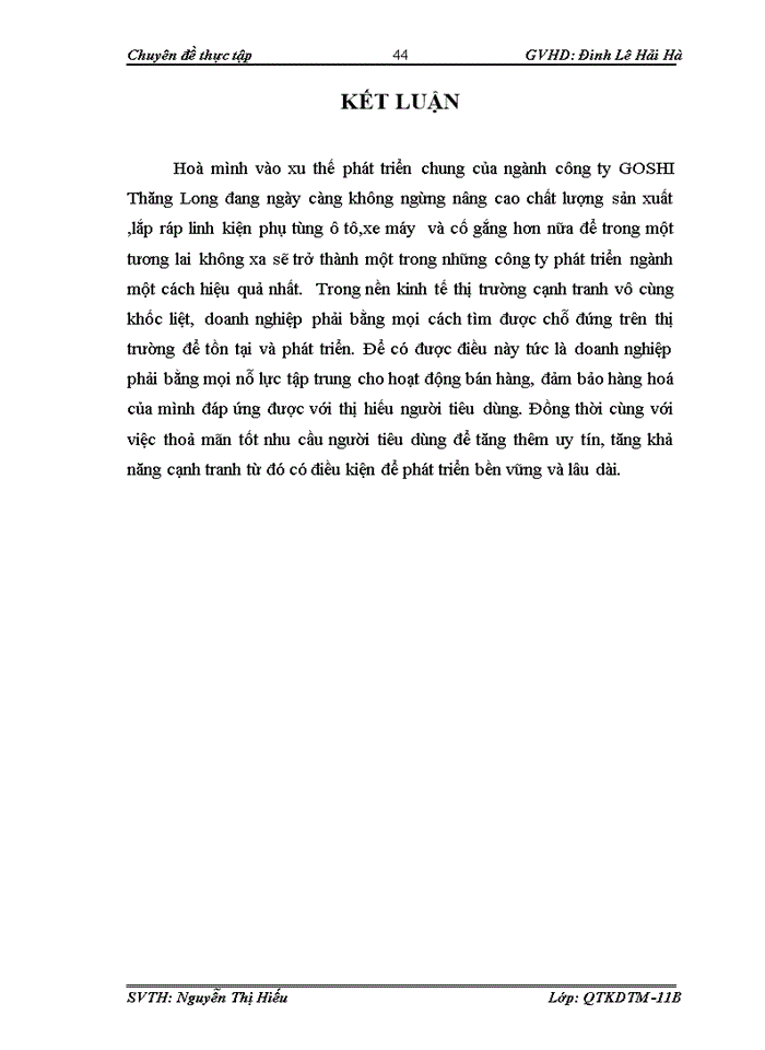 image for page Một số giải pháp hoàn thiện kênh phân phối của công ty Goshi thăng Long