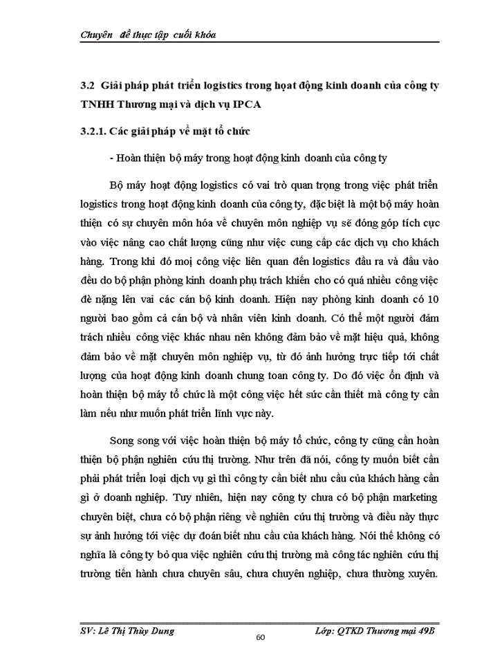 image for page Phát triển logistics trong hoạt động kinh doanh của công ty Trách nhiệm hữu hạn Thương mại và dịch vụ IPCA