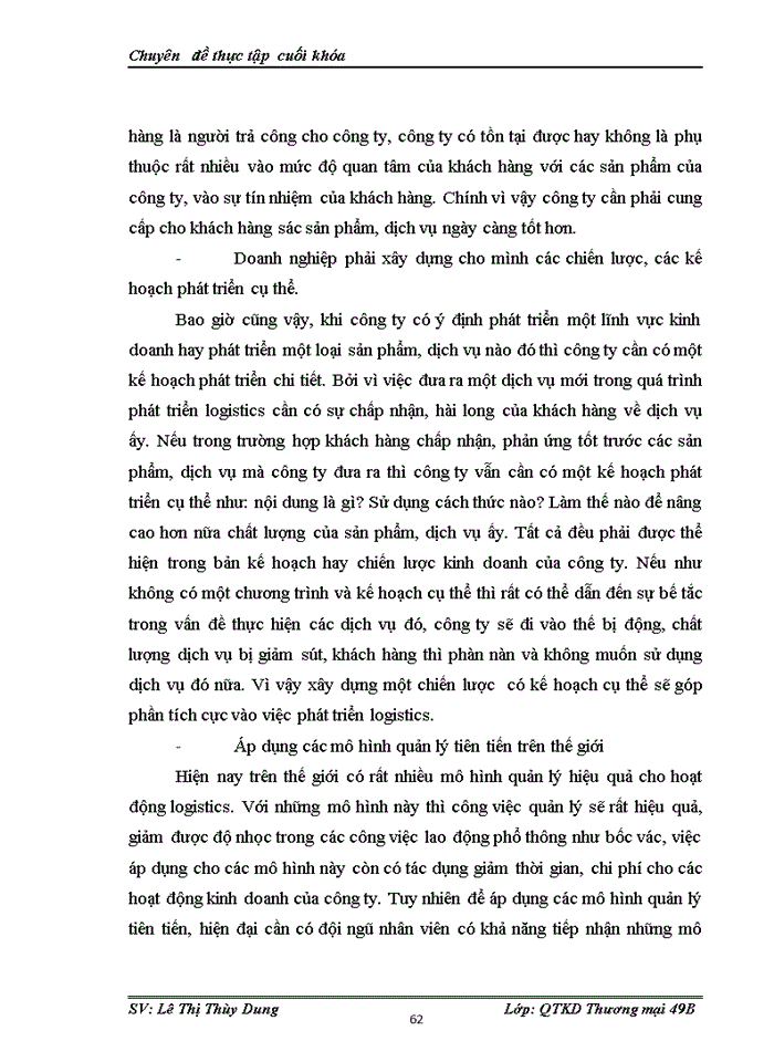 image for page Phát triển logistics trong hoạt động kinh doanh của công ty Trách nhiệm hữu hạn Thương mại và dịch vụ IPCA