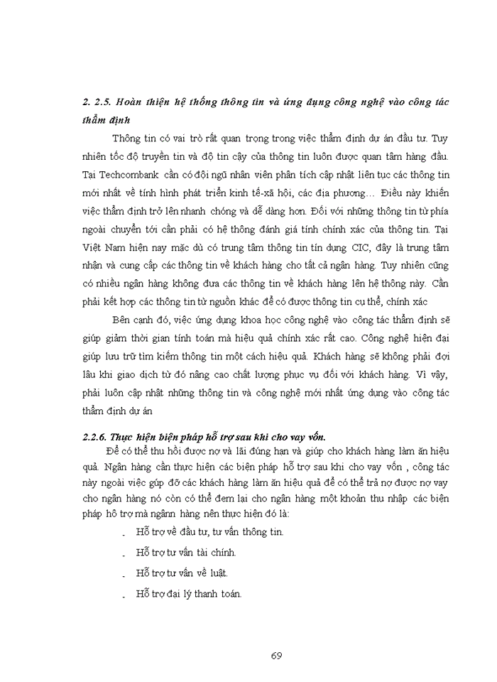 image for page THẨM ĐỊNH CÁC DỰ ÁN VAY VỐN ĐẦU TƯ TẠI CHI NHÁNH NGÂN HÀNG THƯƠNG MẠI CỔ PHẦN KỸ THƯƠNG VIỆT NAM TẠI BÁT ĐÀN TECHCOMBANK BÁT ĐÀN