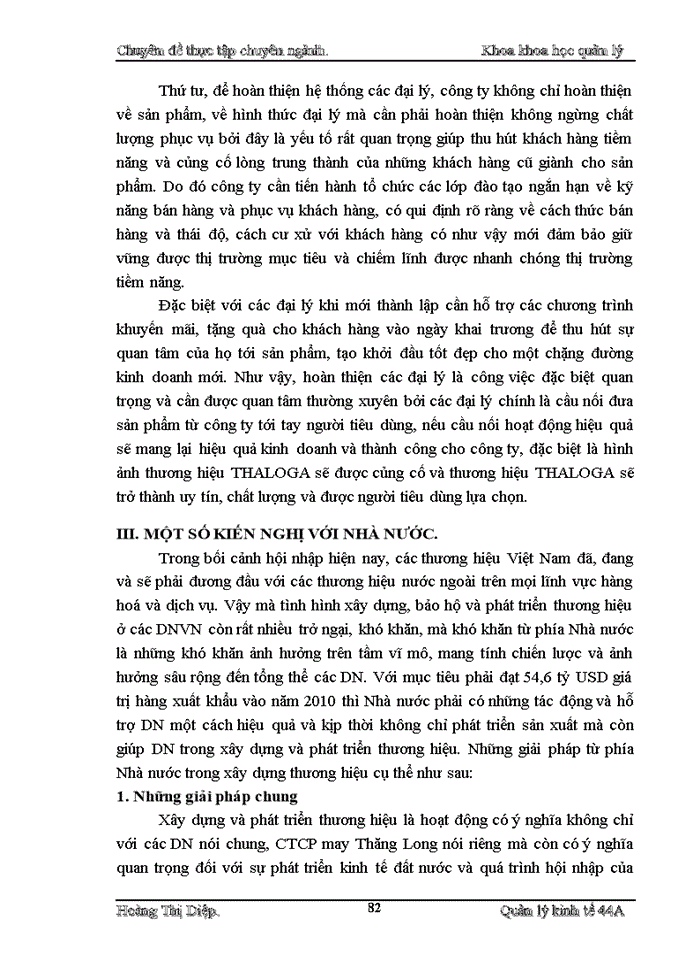 image for page Một số giải pháp nhằm xây dựng và phát triển thương hiệu của Công ty Cổ phần may Thăng Long trên thị trường nội địa