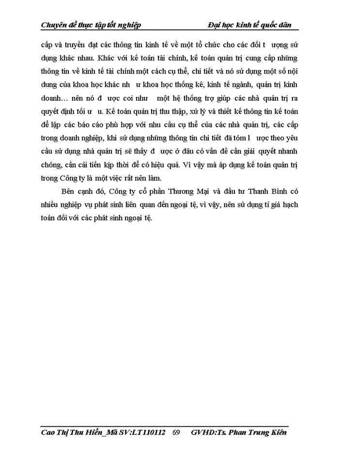 image for page Hoàn thiện kế toán bán hàng và xác định kết quả kinh doanh tại Công ty Cổ phần thương mại và đầu tư Thanh Bình