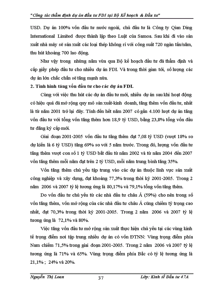 image for page Công tác thẩm định dự án đầu tư trực tiếp nước ngoài tại Bộ Kế hoạch và Đầu tư