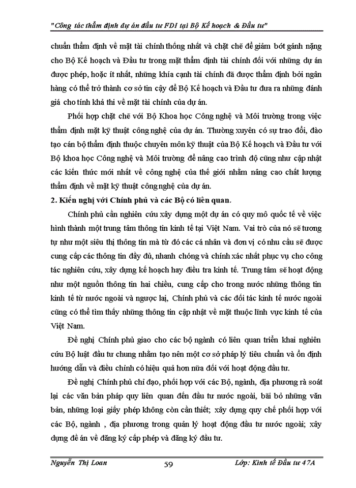 image for page Công tác thẩm định dự án đầu tư trực tiếp nước ngoài tại Bộ Kế hoạch và Đầu tư