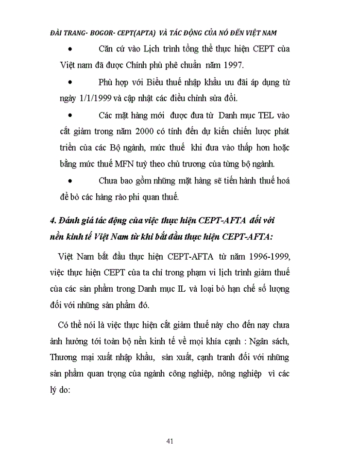 image for page CEPT AFTA VÀ TÁC ĐỘNG CỦA NÓ ĐỐI VỚI VN
