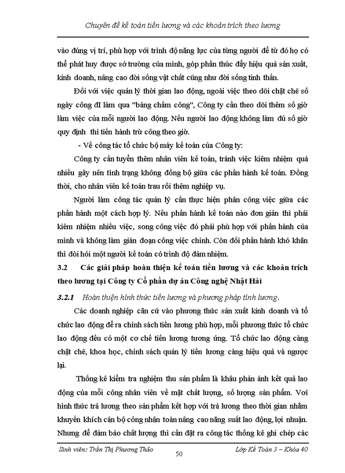 image for page Hoàn thiện công tác kế toán tiền lương và các khoản trích theo lương tại Công ty Cổ phần dự án Công nghệ Nhật Hải