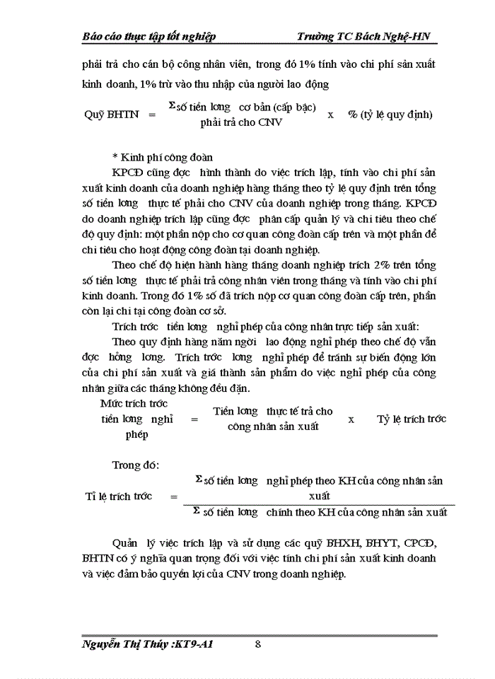 image for page Kế toán tiền lương và các khoản trích theo lương tại Công ty Trách nhiệm hữu hạn sản xuất và đầu tư thương mại Nhật Quang