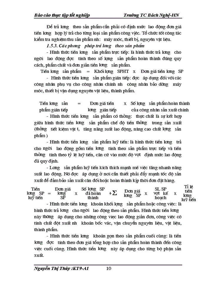 image for page Kế toán tiền lương và các khoản trích theo lương tại Công ty Trách nhiệm hữu hạn sản xuất và đầu tư thương mại Nhật Quang