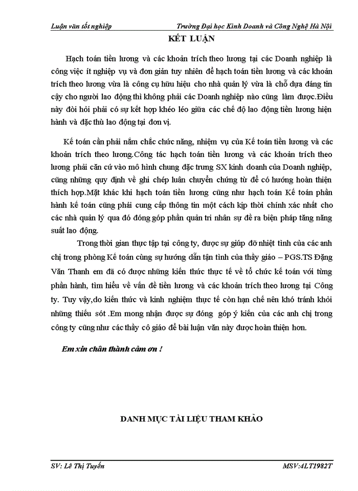 image for page Kế toán tiền lương và các khoản trích theo lương tại Công ty Cổ phần Mặt Trời vàng