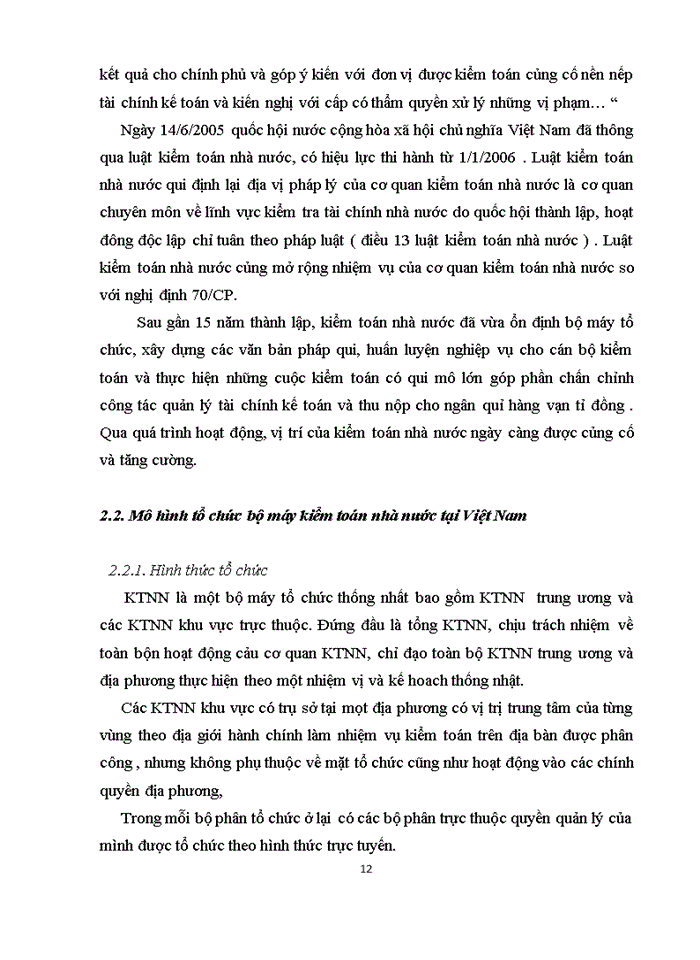 image for page Bàn về tổ chức và vai trò kiểm toán nhà nước tại Việt Nam