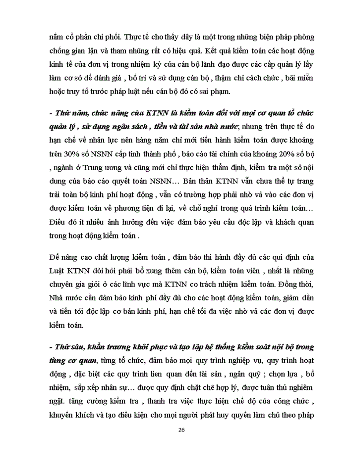 image for page Bàn về tổ chức và vai trò kiểm toán nhà nước tại Việt Nam