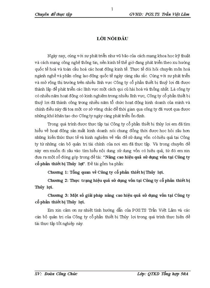 image for page Nâng cao hiệu quả sử dụng vốn tại Công ty cổ phần thiết bị Thủy lợi