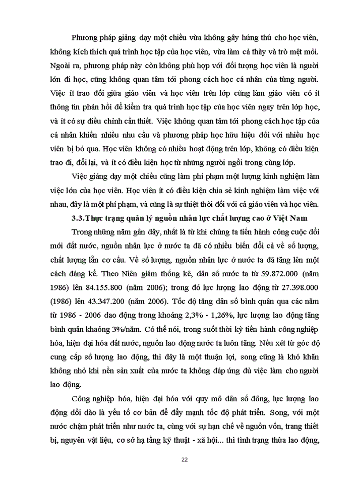 image for page ĐẦU TƯ PHÁT TRIỂN NGUỒN NHÂN LỰC CHẤT LƯỢNG CAO TẠI VIỆT NAM