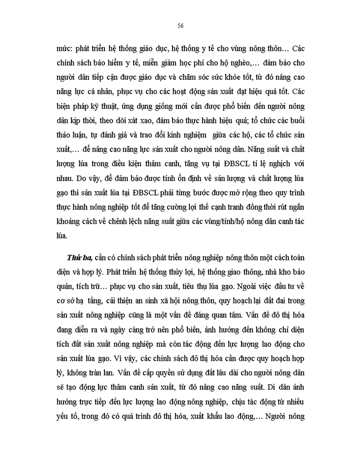 image for page Phân tích định lượng các yếu tố ảnh hưởng đến năng suất lúa ở Việt Nam sử dụng cơ sở dữ liệu điều tra mức sống dân cư