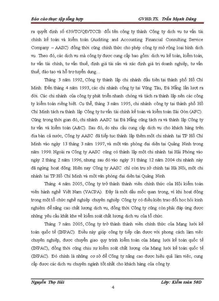 image for page Đặc điểm tổ chức kiểm toán của công ty Trách nhiệm hữu hạn Tư vấn Tài chính Kế toán và Kiểm toán AASC