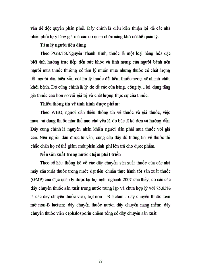 image for page Những yếu tố ảnh hưởng đến sự hình thành và vận động của giá thuốc tân duợc trên thị trường Việt Nam trong giai đoạn hiện nay