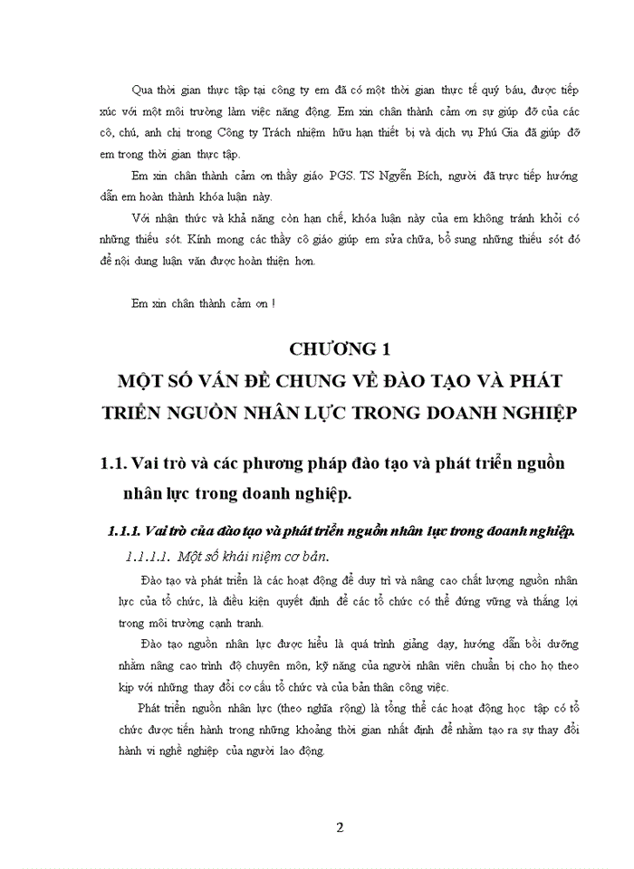 image for page Một số giải pháp nhằm nâng cao hiệu quả đào tạo và phát triển nguồn nhân lực tại công ty Trách nhiệm hữu hạn thiết bị và dịch vụ Phú Gia
