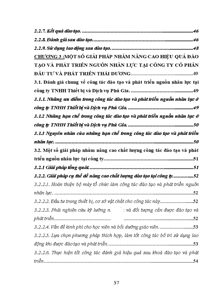 image for page Một số giải pháp nhằm nâng cao hiệu quả đào tạo và phát triển nguồn nhân lực tại công ty Trách nhiệm hữu hạn thiết bị và dịch vụ Phú Gia