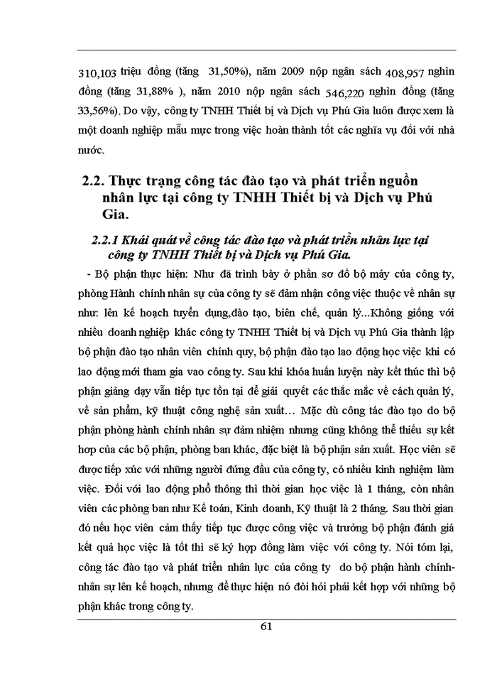 image for page Một số giải pháp nhằm nâng cao hiệu quả đào tạo và phát triển nguồn nhân lực tại công ty Trách nhiệm hữu hạn thiết bị và dịch vụ Phú Gia