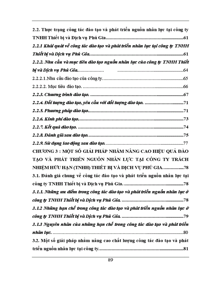 image for page Một số giải pháp nhằm nâng cao hiệu quả đào tạo và phát triển nguồn nhân lực tại công ty Trách nhiệm hữu hạn thiết bị và dịch vụ Phú Gia