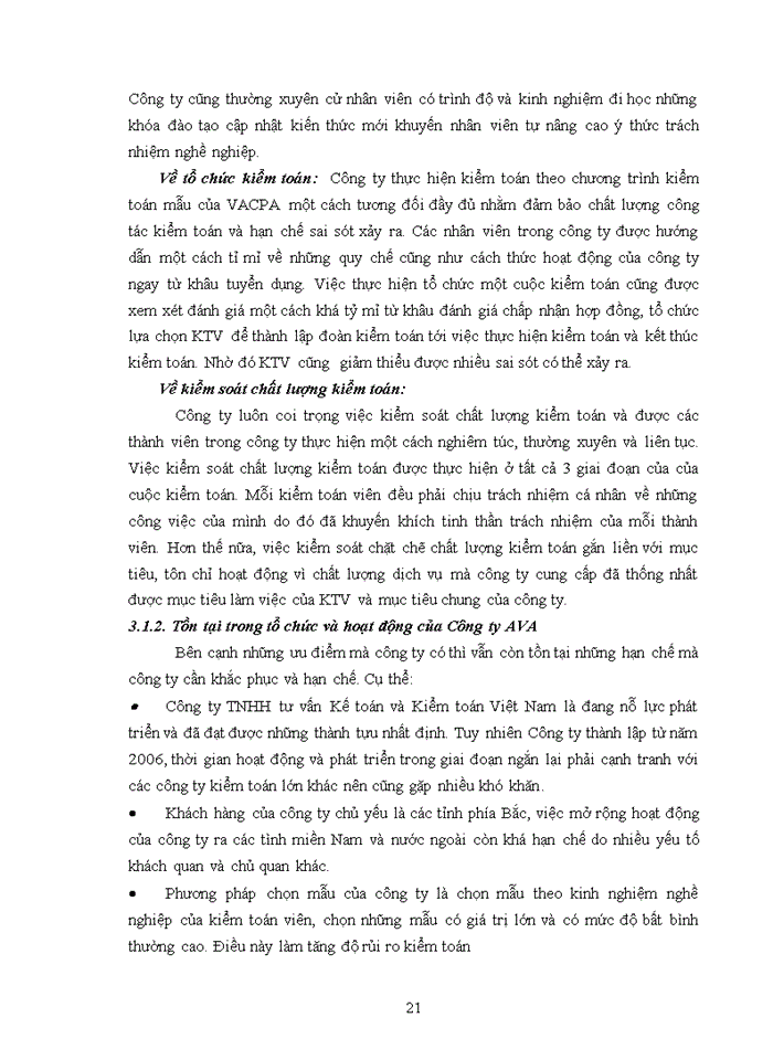 image for page Đặc điểm tổ chức kiểm toán của Công ty Trách nhiệm hữu hạn Tư vấn Kế toán và Kiểm toán Việt Nam