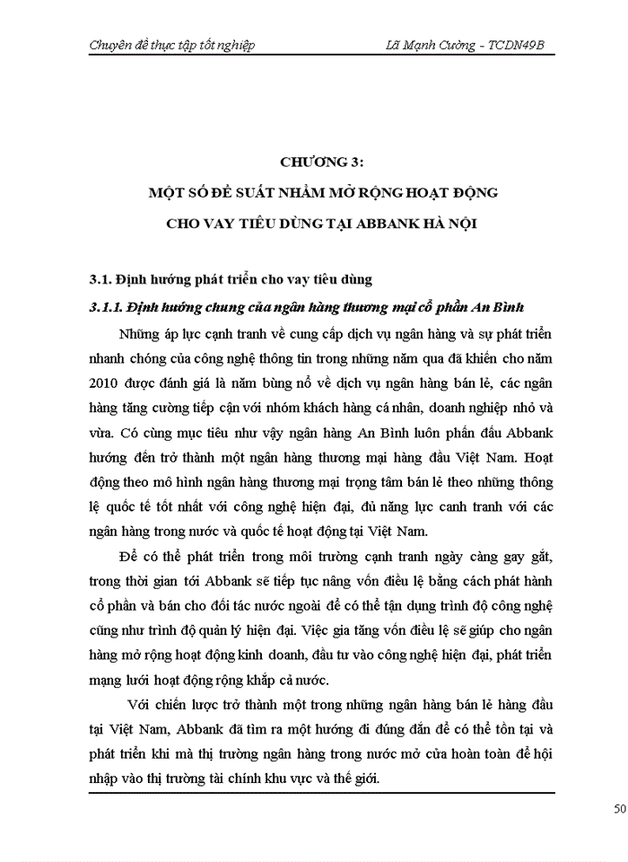 image for page Hoạt động cho vay tiêu dùng tại ngân hàng thương mại cổ phần An Bình Chi nhánh Hà Nội