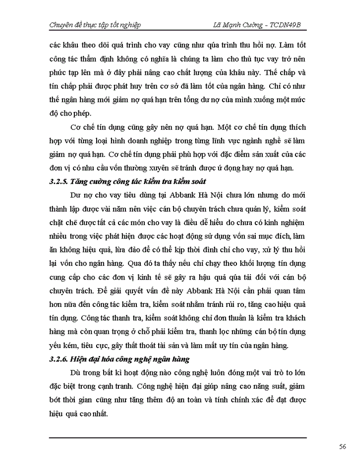 image for page Hoạt động cho vay tiêu dùng tại ngân hàng thương mại cổ phần An Bình Chi nhánh Hà Nội