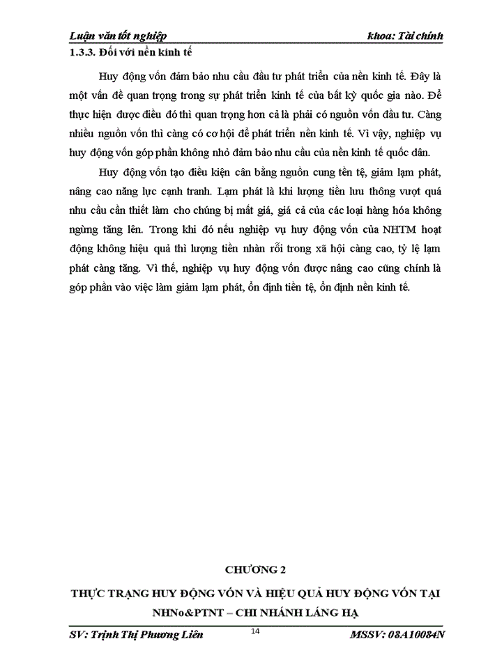 image for page Một số giải pháp nâng cao hiệu quả huy động vốn tại NHNo PTNT chi nhánh Láng Hạ Hà Nội