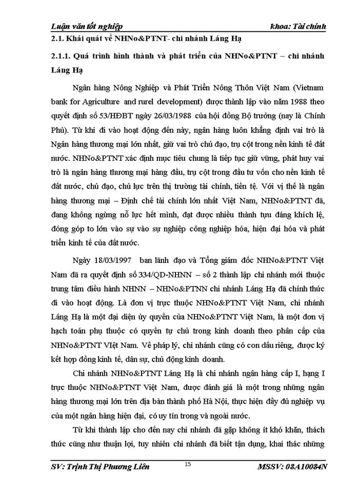 image for page Một số giải pháp nâng cao hiệu quả huy động vốn tại NHNo PTNT chi nhánh Láng Hạ Hà Nội