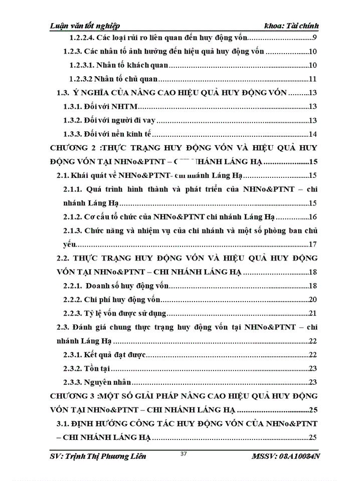 image for page Một số giải pháp nâng cao hiệu quả huy động vốn tại NHNo PTNT chi nhánh Láng Hạ Hà Nội