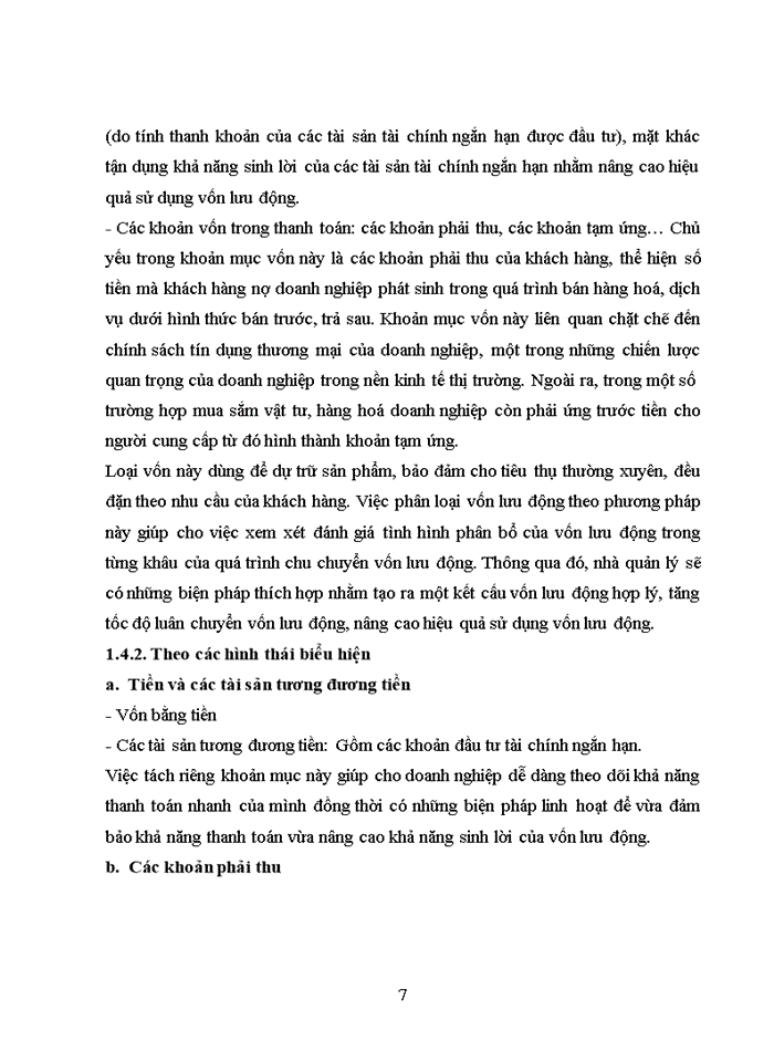 image for page Nâng cao hiệu quả sử dụng vốn lưu động của Công ty Trách nhiệm hữu hạn Tiên Lâm