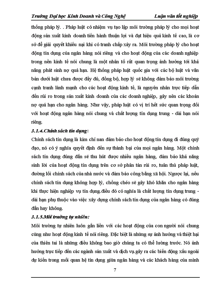 image for page Giải pháp nâng cao chất lượng cho vay trung - dài hạn tại Ngân Hàng No PTNT chi nhánh Hoàng Mai