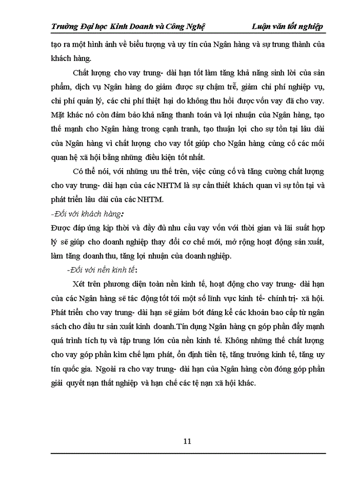 image for page Giải pháp nâng cao chất lượng cho vay trung - dài hạn tại Ngân Hàng No PTNT chi nhánh Hoàng Mai