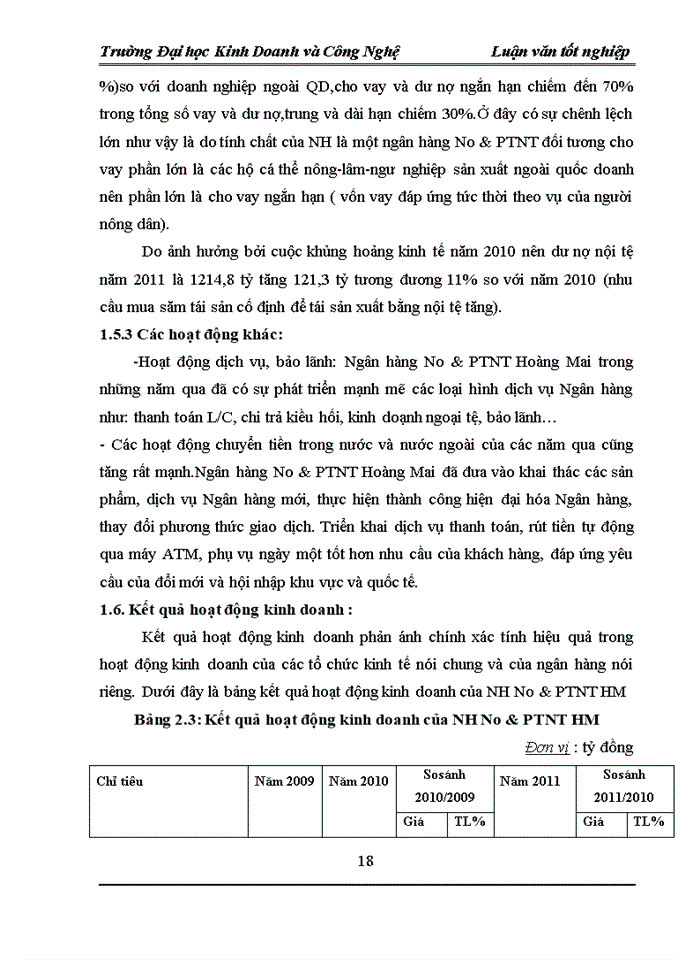 image for page Giải pháp nâng cao chất lượng cho vay trung - dài hạn tại Ngân Hàng No PTNT chi nhánh Hoàng Mai