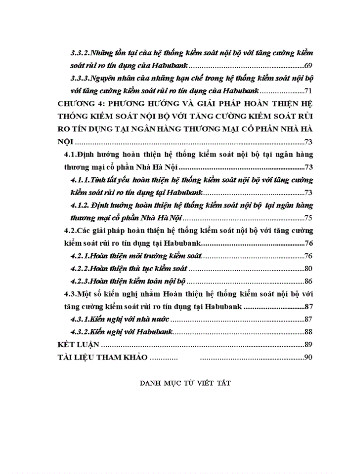 image for page Ths Hoàn thiện hệ thống kiểm soát nội bộ với tăng cường kiểm soát rủi ro tín dụng tại Ngân hàng Thương mại cổ phần Nhà Hà Nội