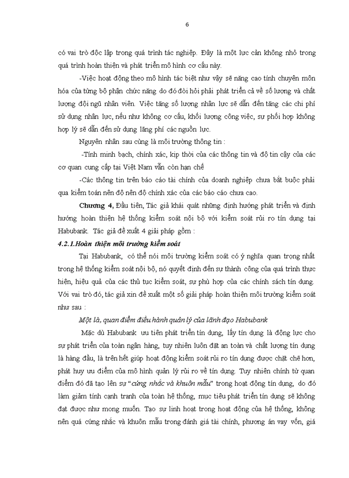 image for page Ths Hoàn thiện hệ thống kiểm soát nội bộ với tăng cường kiểm soát rủi ro tín dụng tại Ngân hàng Thương mại cổ phần Nhà Hà Nội