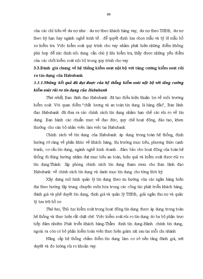 image for page Ths Hoàn thiện hệ thống kiểm soát nội bộ với tăng cường kiểm soát rủi ro tín dụng tại Ngân hàng Thương mại cổ phần Nhà Hà Nội